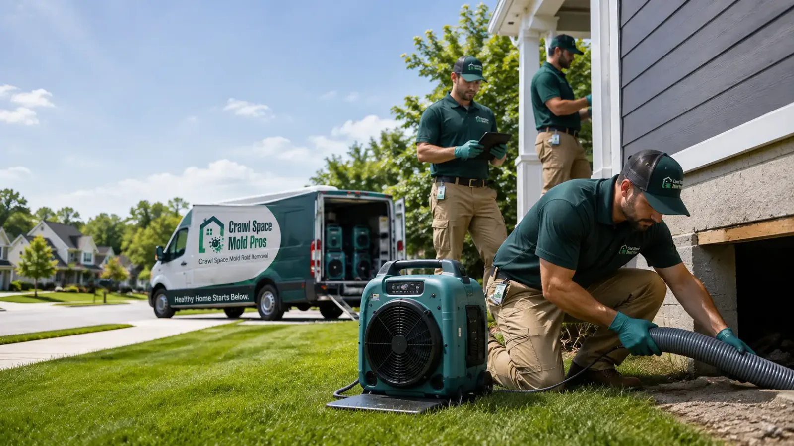 Crawl Space Mold Removal in Tulelake, CA
